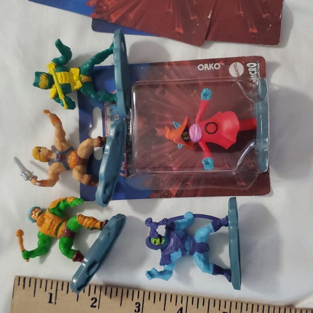 : Masters of the Universe MOTU Micro Action Figure 5 pc Set mini toys